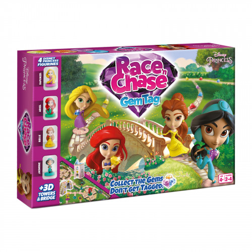 Joc de societate "Disney Princess - Race'n Chase", pentru 2-4 jucatori cu varsta de peste 4 ani